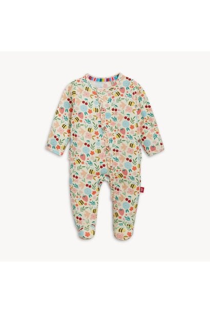 Modal Magnetic Footie with Ruffle