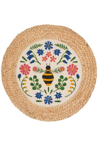 Bee Garden Braided Placemat