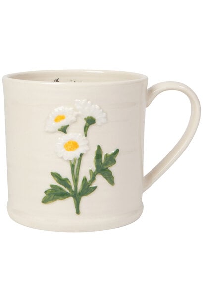 Daisy Embossed Mug