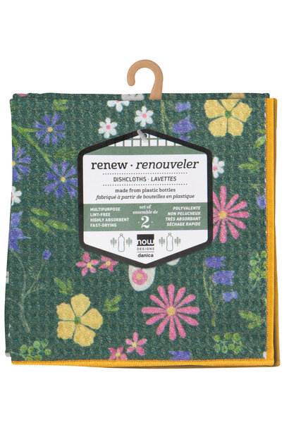 Bee Garden Recycled Microfibre Dishcloths Set