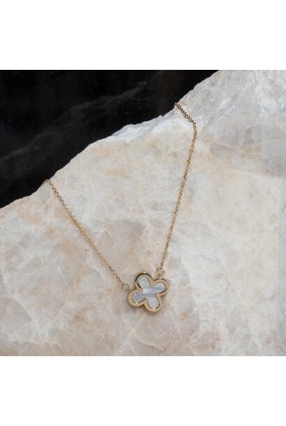 MOP Clover Necklace