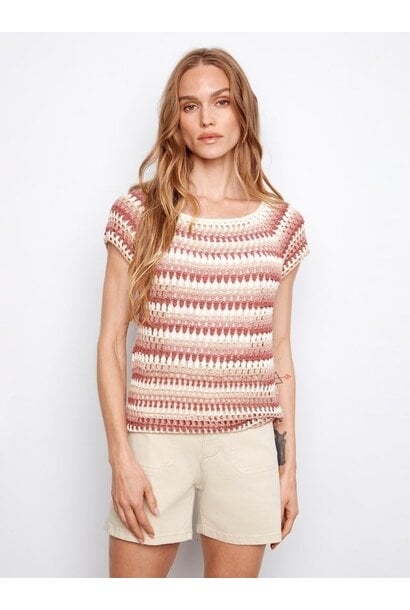 Crochet Cap Sleeve Top
