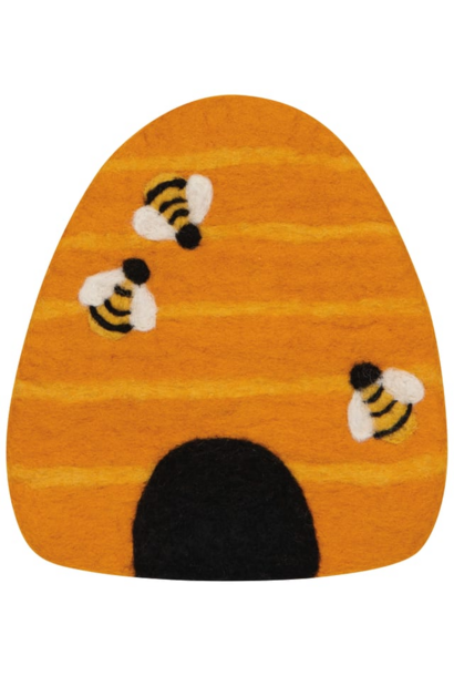 Bumblebee Felt Wool Trivet