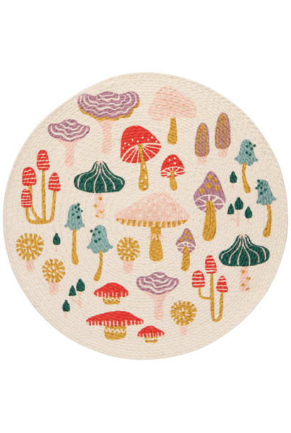 Mushroom Gems Braided Placemat