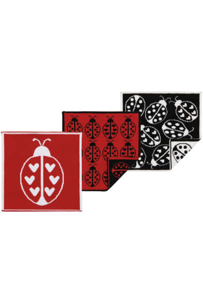 Ladybugs Knit Dishcloth Set