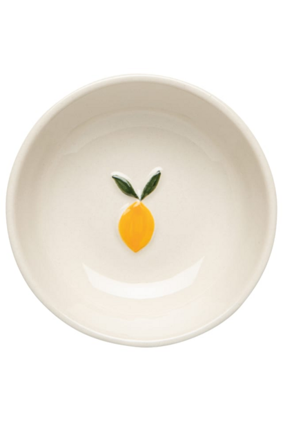 Lemon Embossed Pinch Bowl