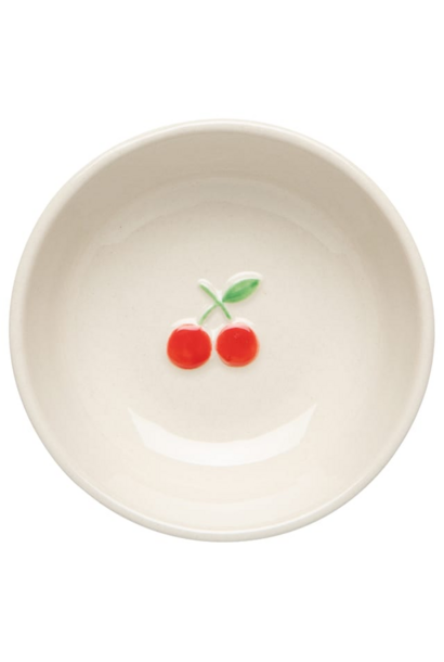 Cherry Embossed Pinch Bowl