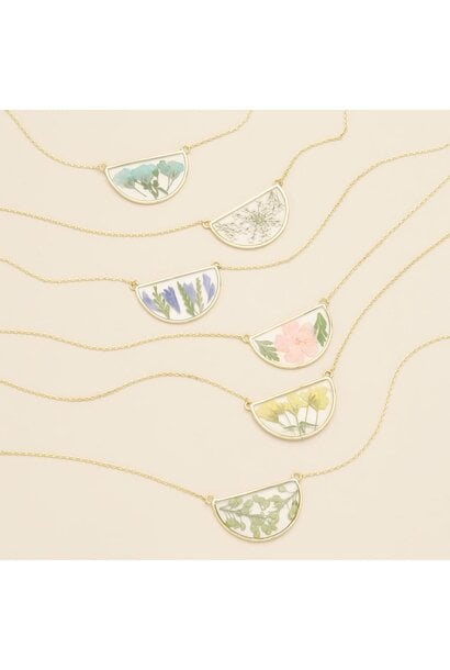 Pressed Flower Necklace