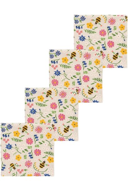 Bee Garden Napkins Set