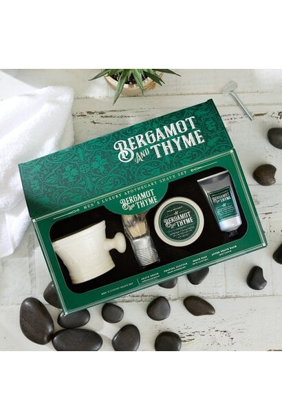 Bergamot & Thyme Shave Set of 4