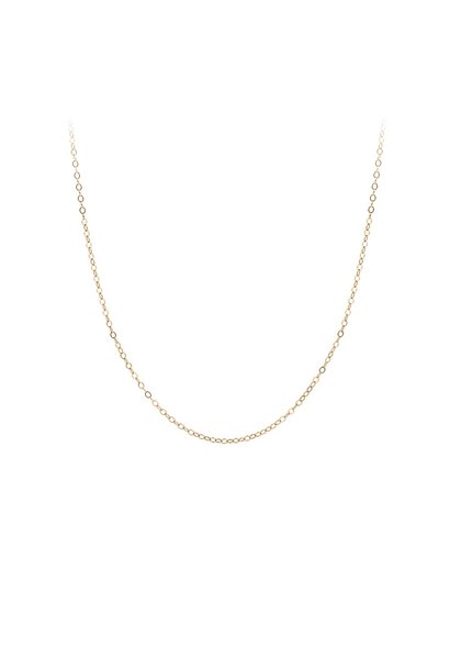 14K Gold Extra Light Flat Oval Chain