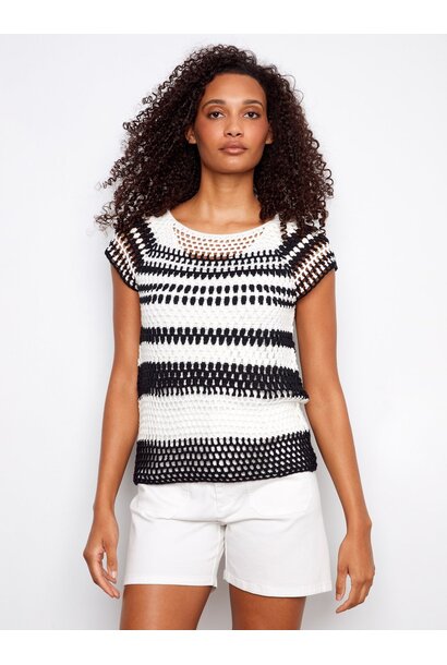 Crochet Cap Sleeve Top