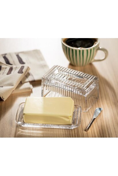 Large Covered Butter Dish