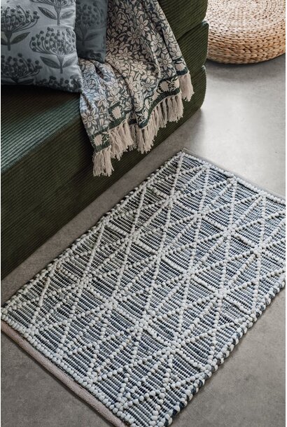 Hexa Cotton Chindi Rug