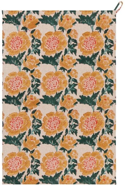 Goldenrise Block Print Dishtowel