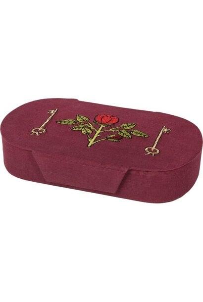 Rose Briar Embroidered Jewelry Box