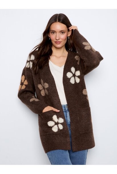 Floral Bouclé Cardigan