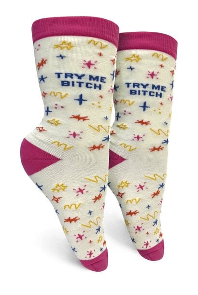 Try Me Bitch Women's Crew Socks