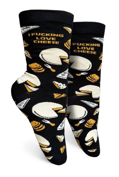 I Fucking Love Cheese Women's Crew Socks