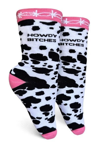 Howdy Bitches Women's Crew Socks