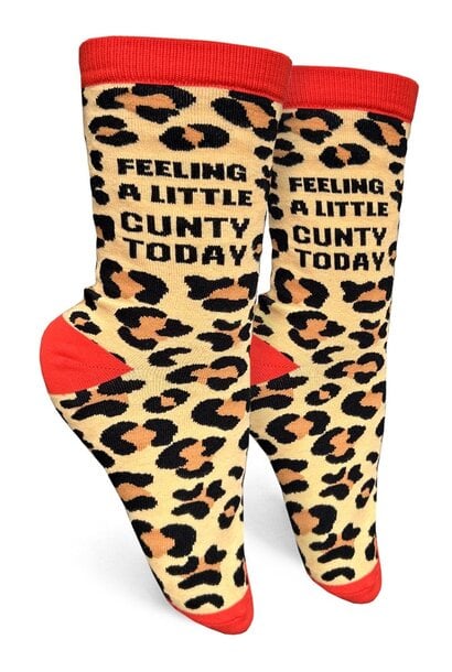 Feeling A Little Cunty Today Women's Crew Socks