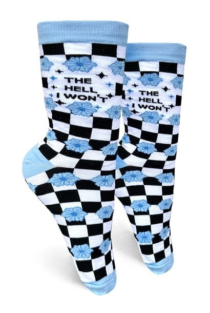 The Hell I Won't Women's Crew Socks