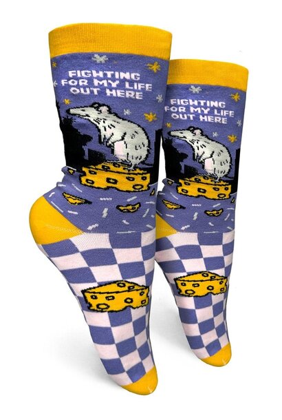Fighting For My Life Out Here Women' s Crew Socks