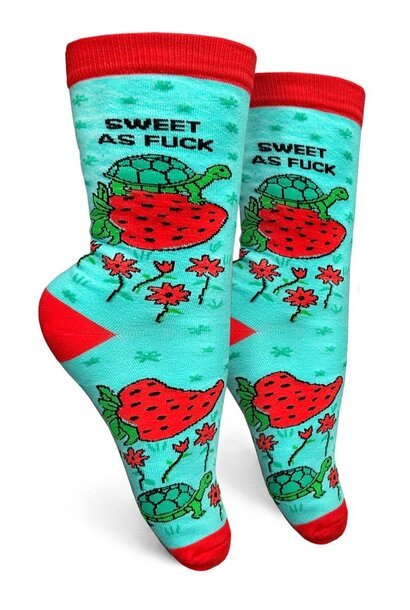 Sweet As Fuck Women's Crew Socks