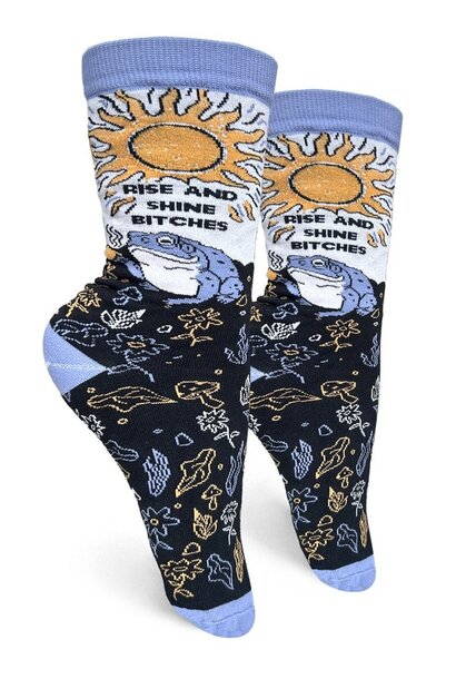 Rise And Shine Bitches Women's Crew Socks