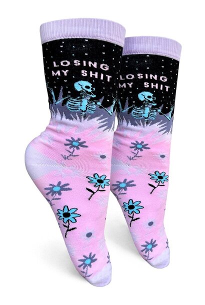 Losing My Shit Women's Crew Socks