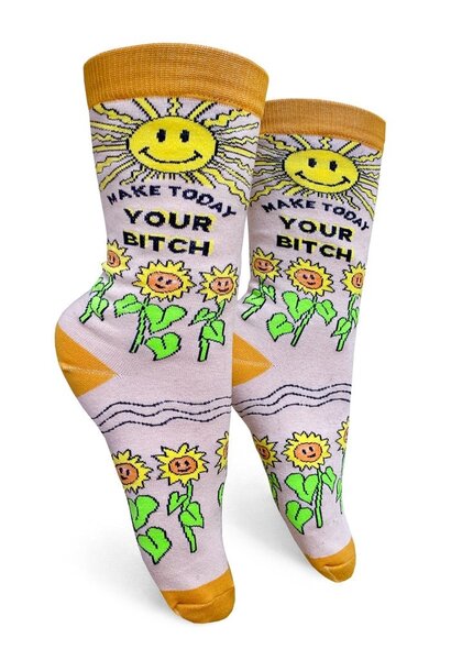 Make Today Your Bitch Women's Crew Socks