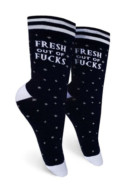 Fresh out of Fucks Women's Crew Socks
