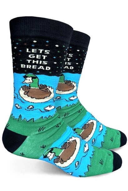 Lets Get This Bread Men's Crew Socks