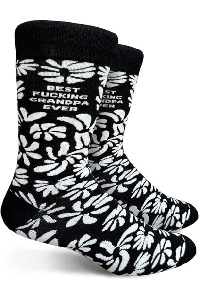 Best Fucking Grandpa Ever Men's Crew Socks