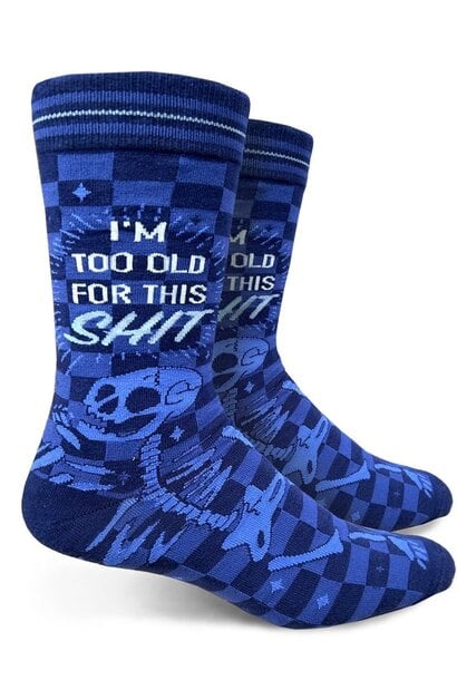 I’m Too Old For This Shit Men's Crew Socks