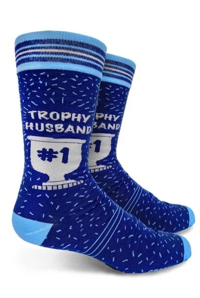 Trophy Husband Men's Crew Socks