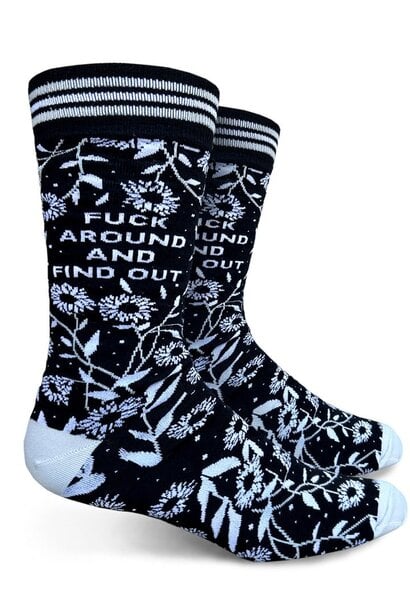 Fuck Around and Find Out Men's Socks