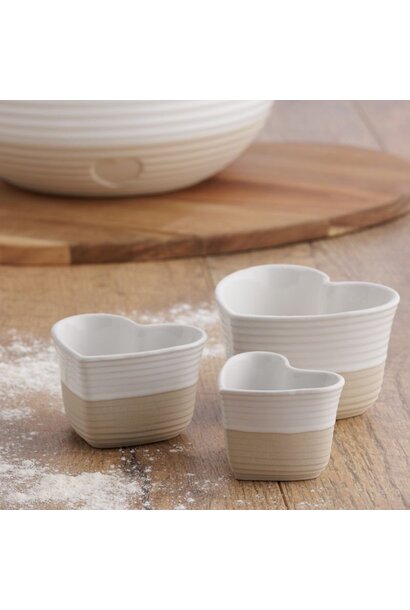 RUSTIC CHARM Measuring Cups - set of 3