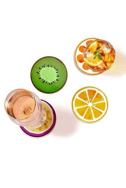 Fruit Coasters Set/4