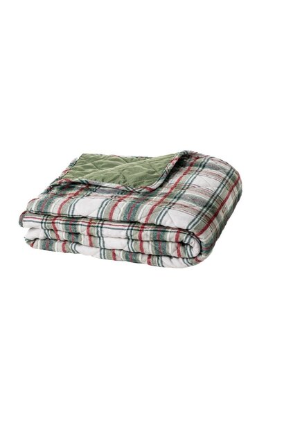 Woody Plaid Throw