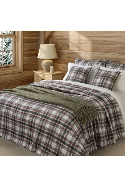 Woody Plaid Quilt Set