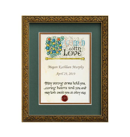 PLAQUES & GIFTS CELTIC MANUSCRIPT 8x10 PLAQUE - "PERSONALIZED BABY ANNOUNCEMENT"