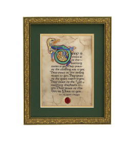 PLAQUES & GIFTS CELTIC MANUSCRIPT 8x10 PLAQUE - "DEEP PEACE"