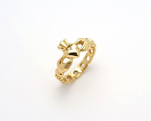 RINGS FADO 10K CLADDAGH RING - Mask
