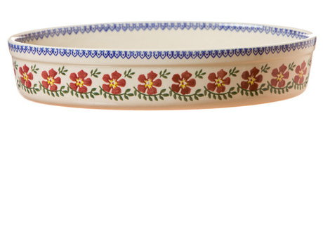 KITCHEN & ACCESSORIES NICHOLAS MOSSE SMALL OVAL OVEN DISH - Old Rose