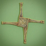 CROSSES ST. BRIGIDS WALL CROSS & CARD