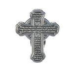 KEYCHAINS/CAR/ETC CELTIC CROSS IRISH BLESSING VISOR CLIP