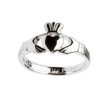 RINGS CLEARANCE - SHANORE STERLING GENTS CLADDAGH RING - FINAL SALE