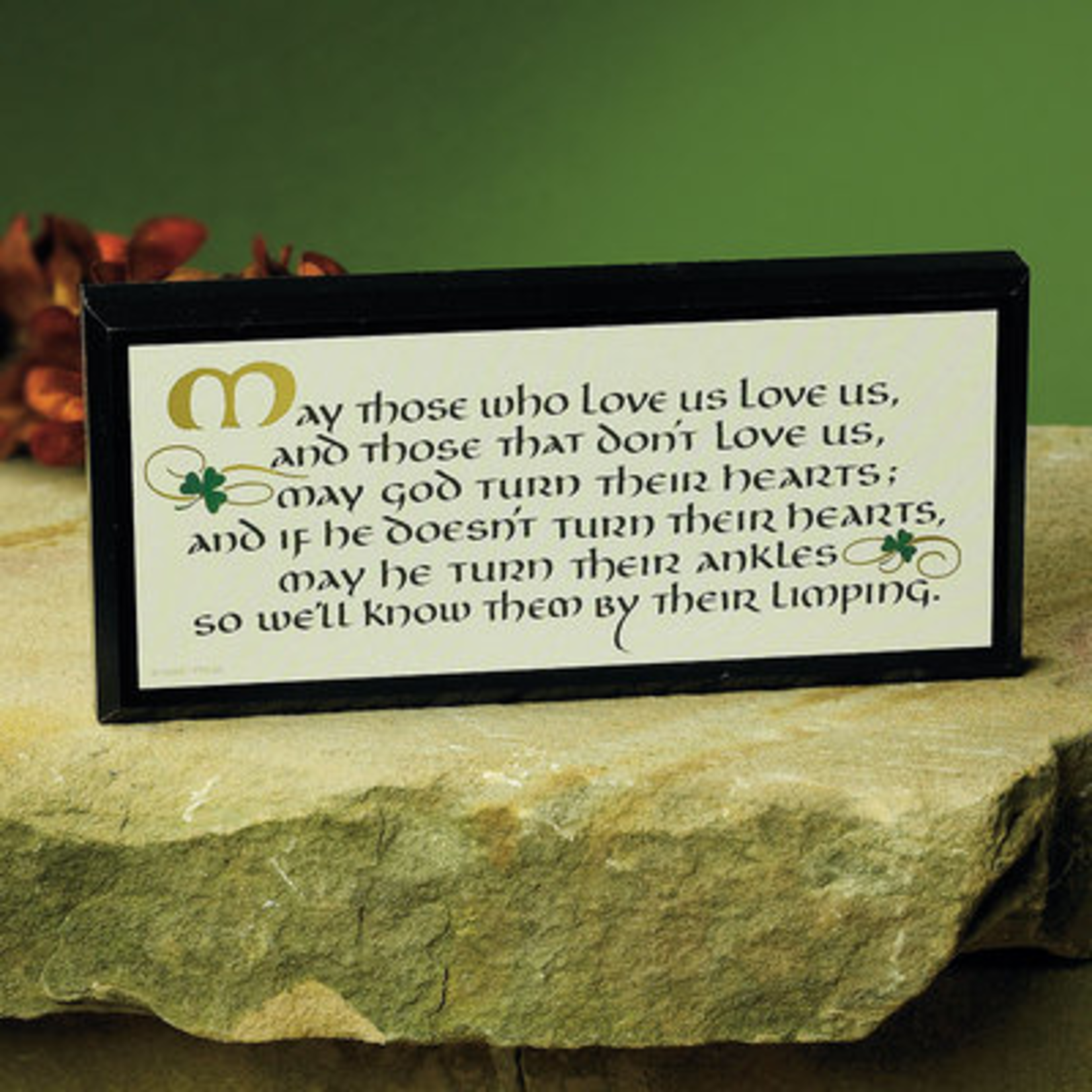 PLAQUES, SIGNS & POSTERS "MAY THOSE WHO LOVE US..." MINI PLAQUE