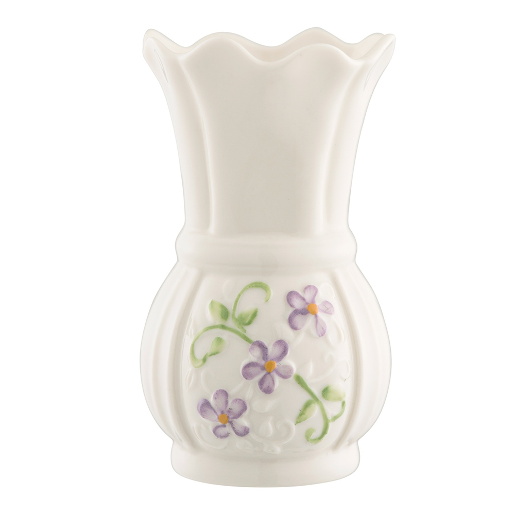 VASES & BOWLS BELLEEK IRISH FLAX MINI VASE - 4"
